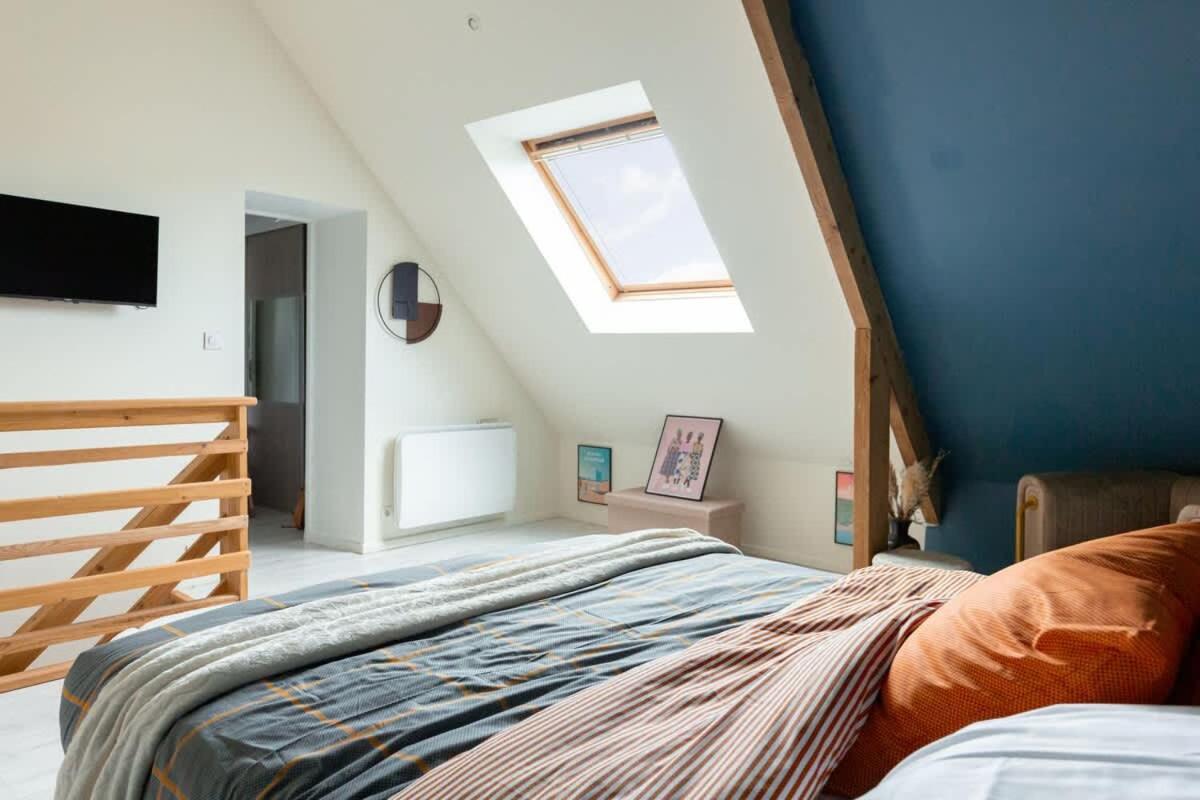 Loft Tout Confort Avec Parking Et A Moins 15 Min Caen Et Des Plages Demouville المظهر الخارجي الصورة